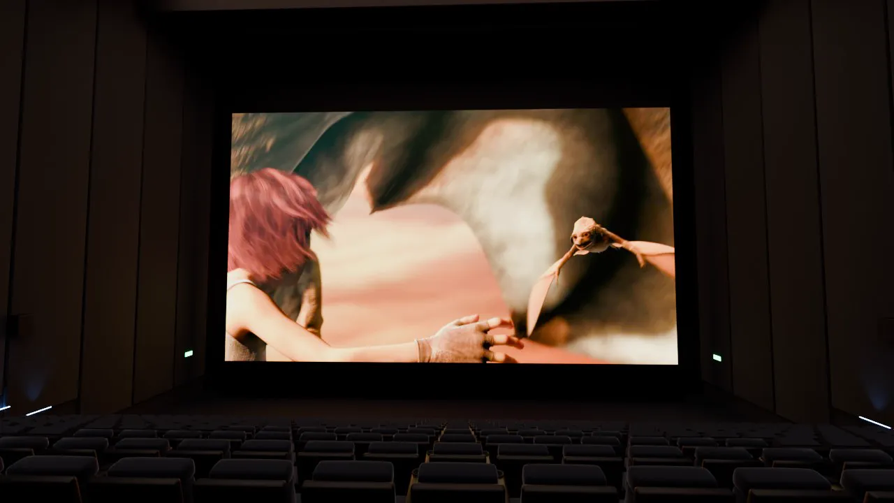 Large-format 1.43:1 auditorium